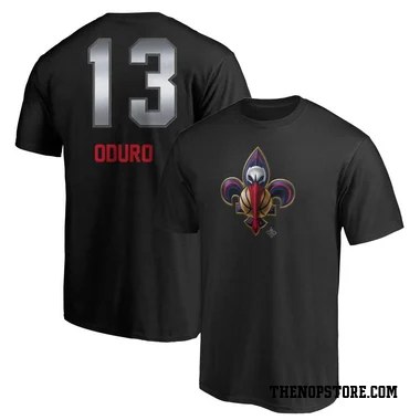 Black Men's Josh Oduro New Orleans Pelicans Midnight Mascot T-Shirt