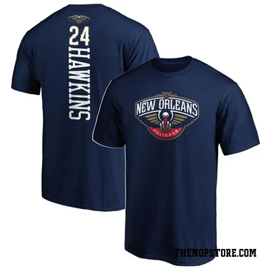 Navy Men's Jordan Hawkins New Orleans Pelicans Backer T-Shirt