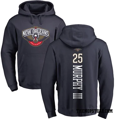 Navy Men's Trey Murphy III New Orleans Pelicans Branded Backer Pullover Hoodie