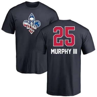 Navy Men's Trey Murphy III New Orleans Pelicans Name and Number Banner Wave T-Shirt