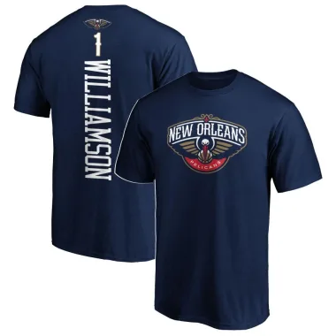 Navy Men's Zion Williamson New Orleans Pelicans Backer T-Shirt