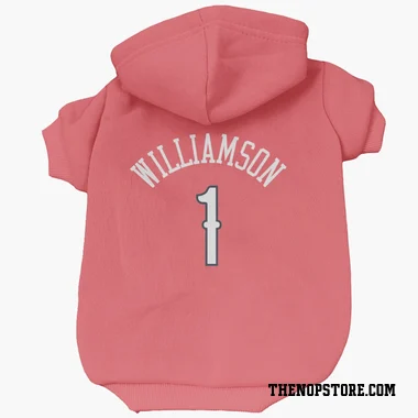 Red New Orleans Pelicans Zion Williamson   Dog & Cat Pet Hoodie