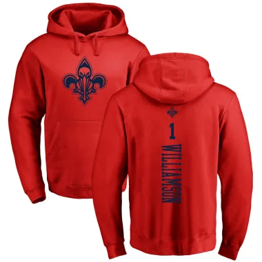 Red Youth Zion Williamson New Orleans Pelicans Branded One Color Backer Pullover Hoodie