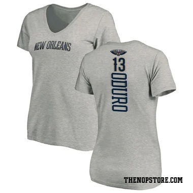 Women's Josh Oduro New Orleans Pelicans Ash Backer T-Shirt